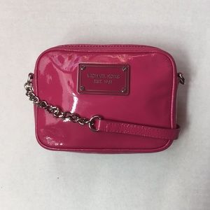 Michael kors hot pink mini crossbody purse